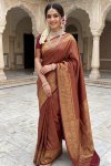 Maroon Velly Vol 2 By Aab Soft Lichi Silk Saree